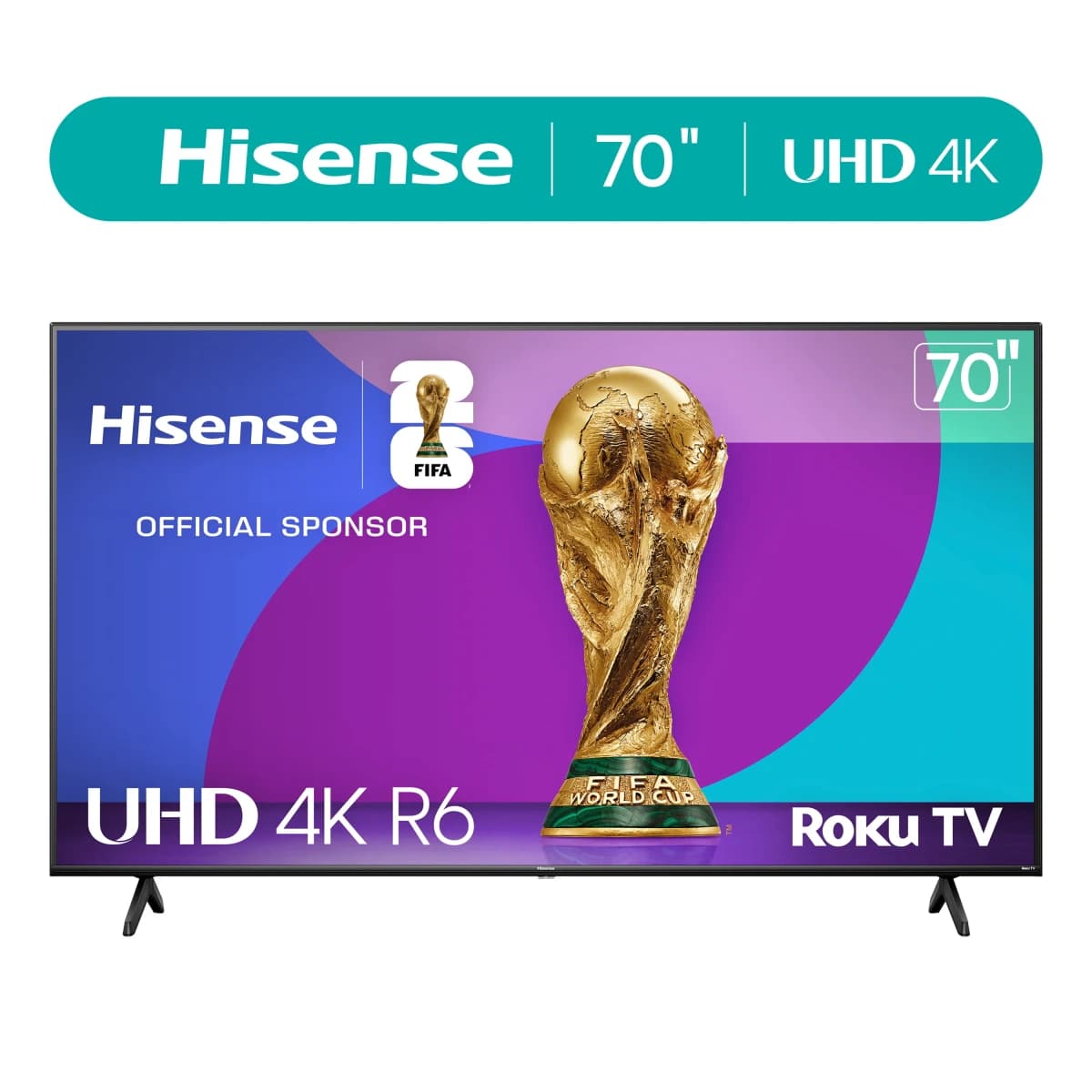 Hisense 70" Smart 4K UHD Frameless TV — 1